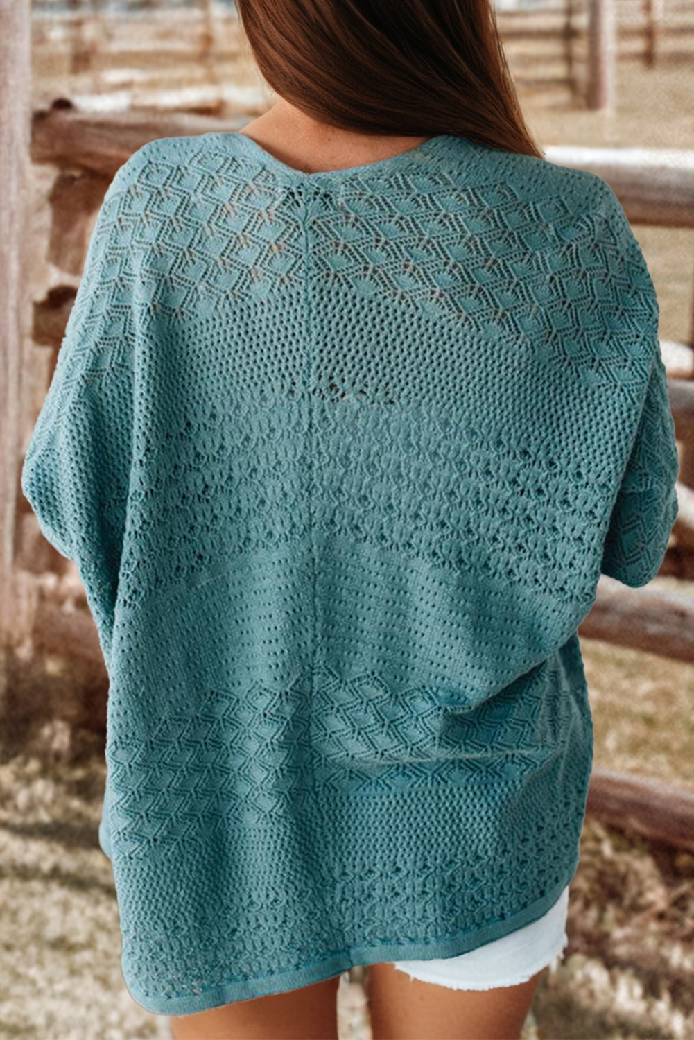 Knit Open Front Cardigan
