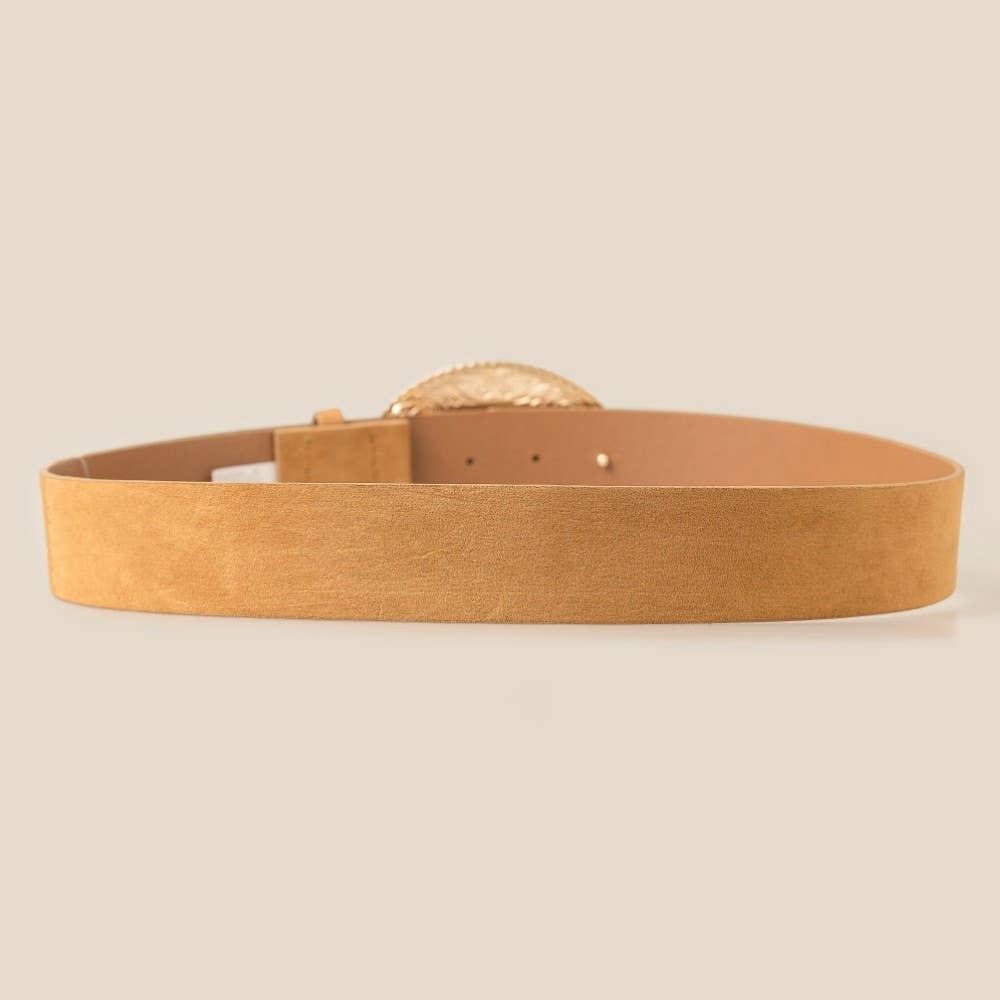 Suede Western Horse Medallion belt