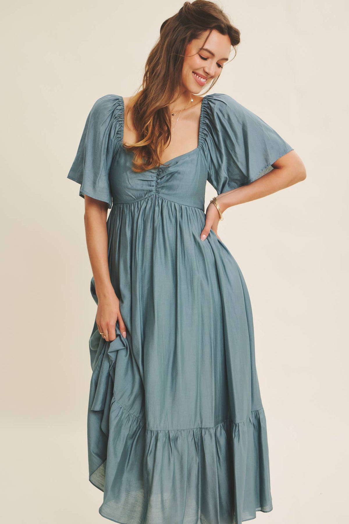 WILLOW SWEETHEART MIDI DRESS