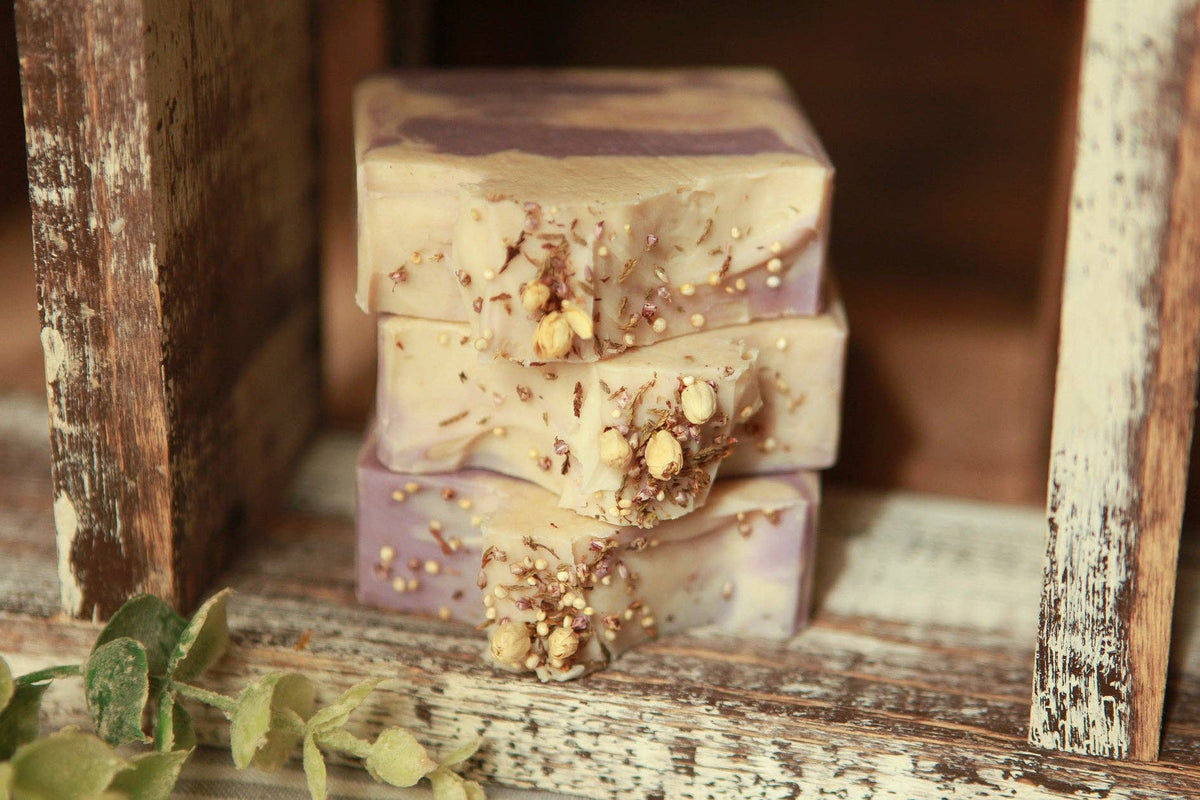 Blackberry Magnolia Goat Milk Cold Process Bar Soap 4 oz.