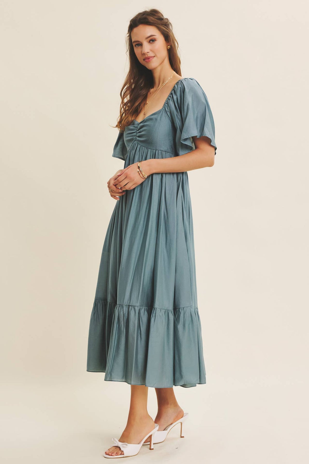 WILLOW SWEETHEART MIDI DRESS