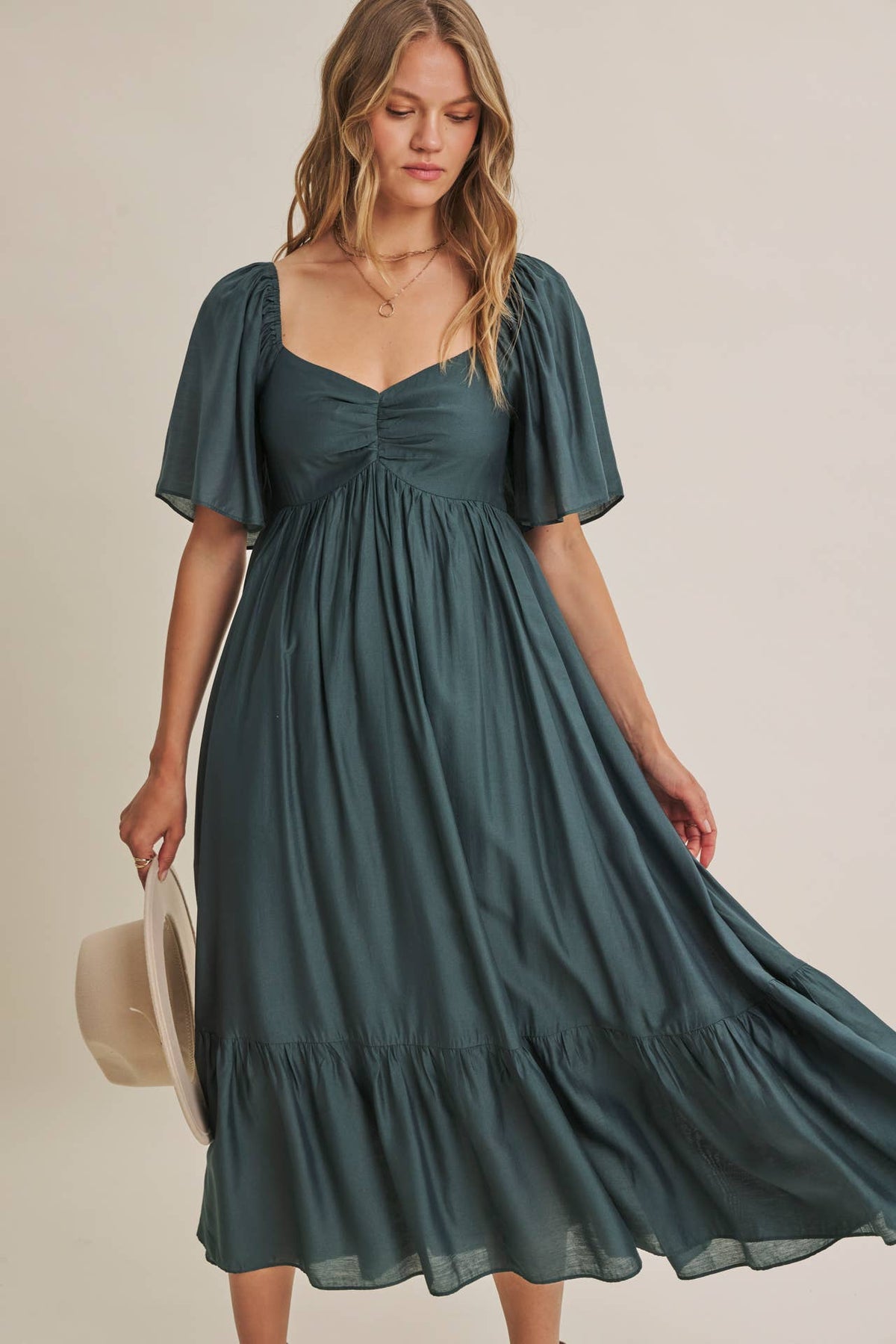 WILLOW SWEETHEART MIDI DRESS