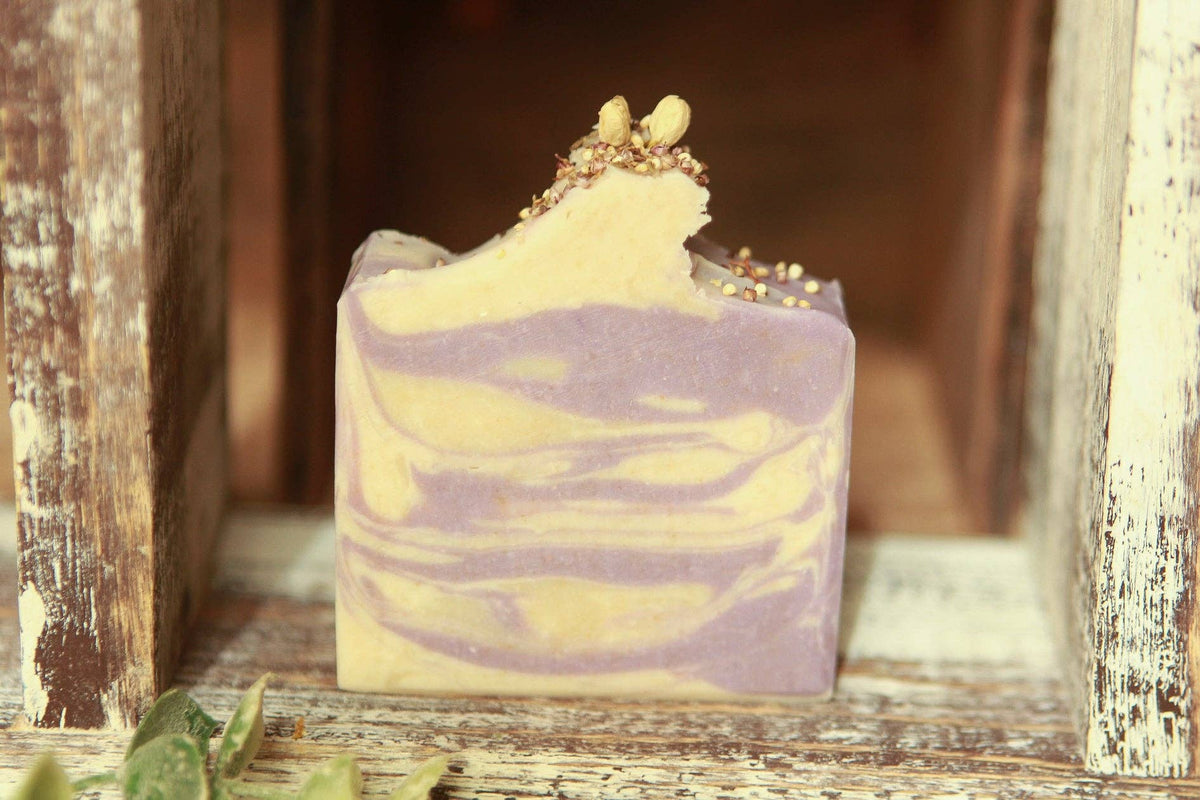 Blackberry Magnolia Goat Milk Cold Process Bar Soap 4 oz.