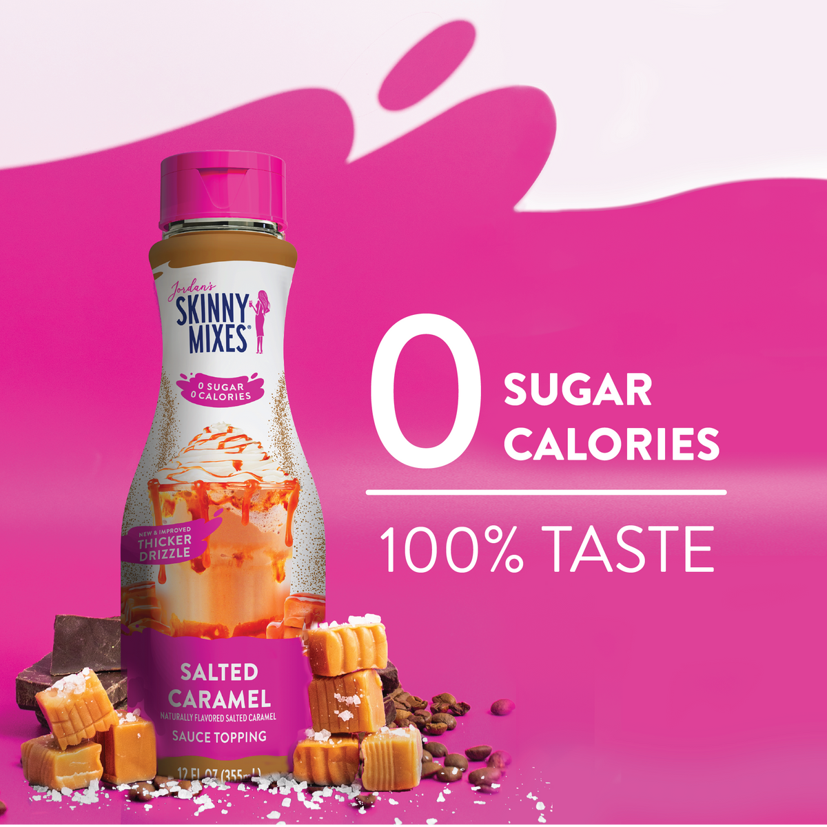 Jordan's Skinny Mixes - Sugar Free Salted Caramel Sauce