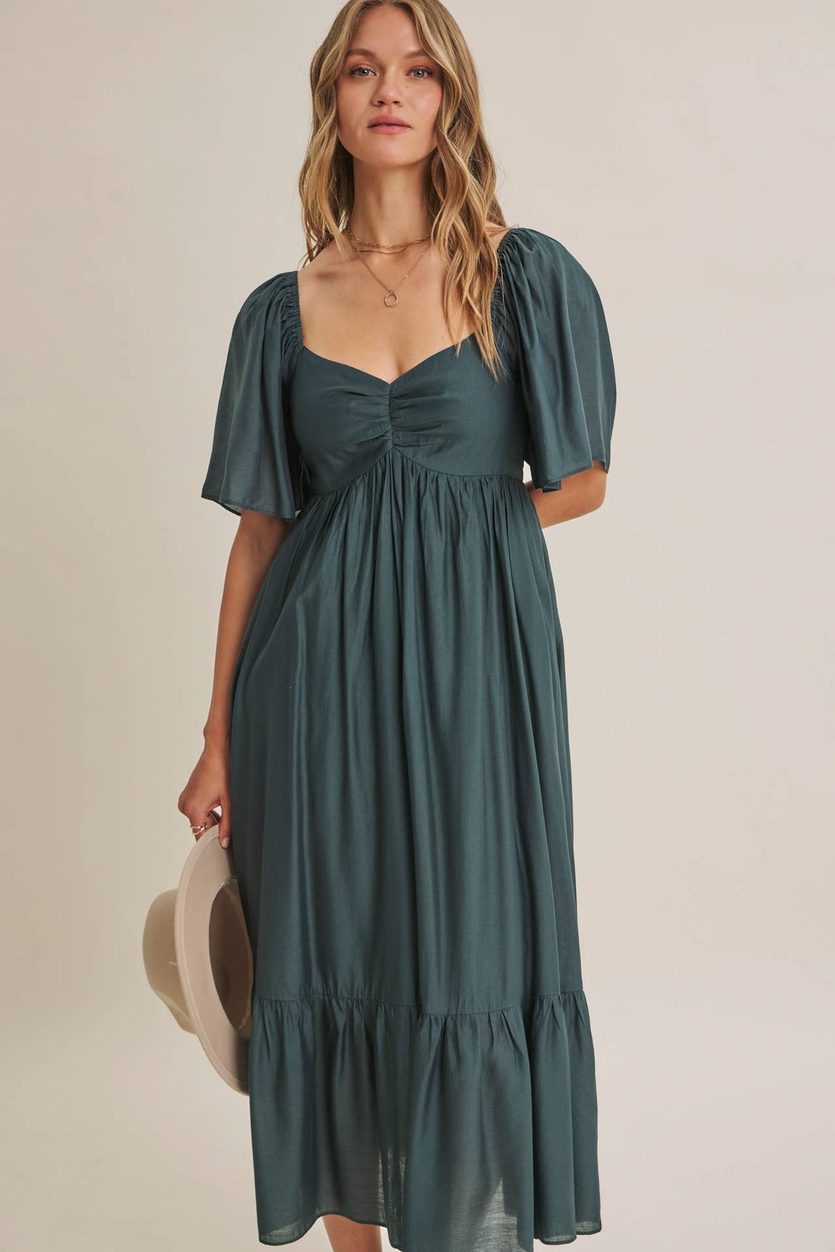 WILLOW SWEETHEART MIDI DRESS