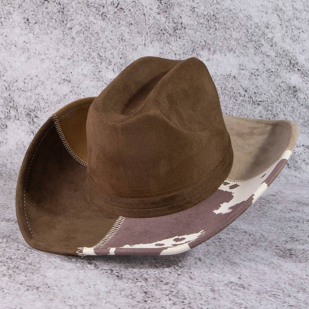 Cow Block Cowboy Hat