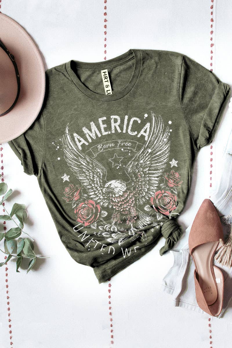 AMERICA UNITED WE STAND TEE