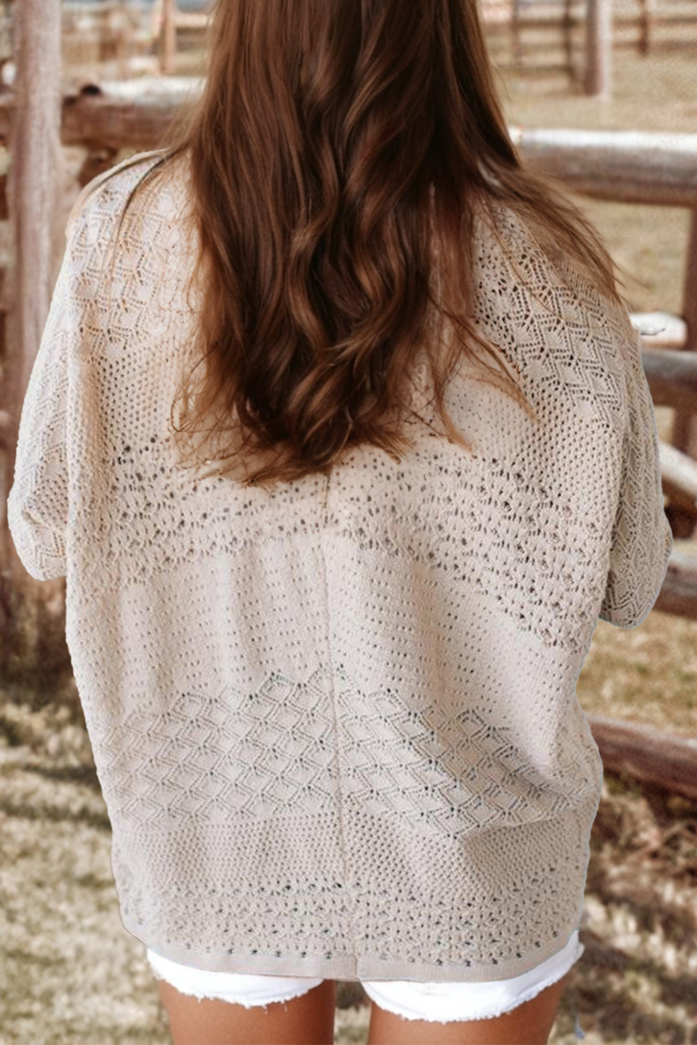 Knit Open Front Cardigan