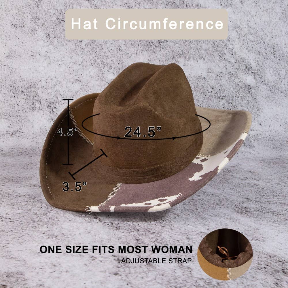 Cow Block Cowboy Hat