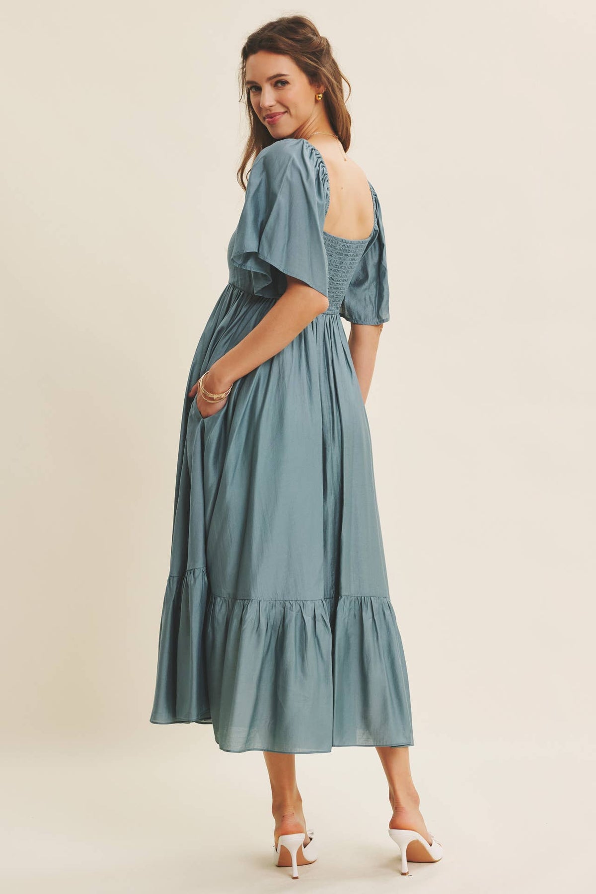 WILLOW SWEETHEART MIDI DRESS