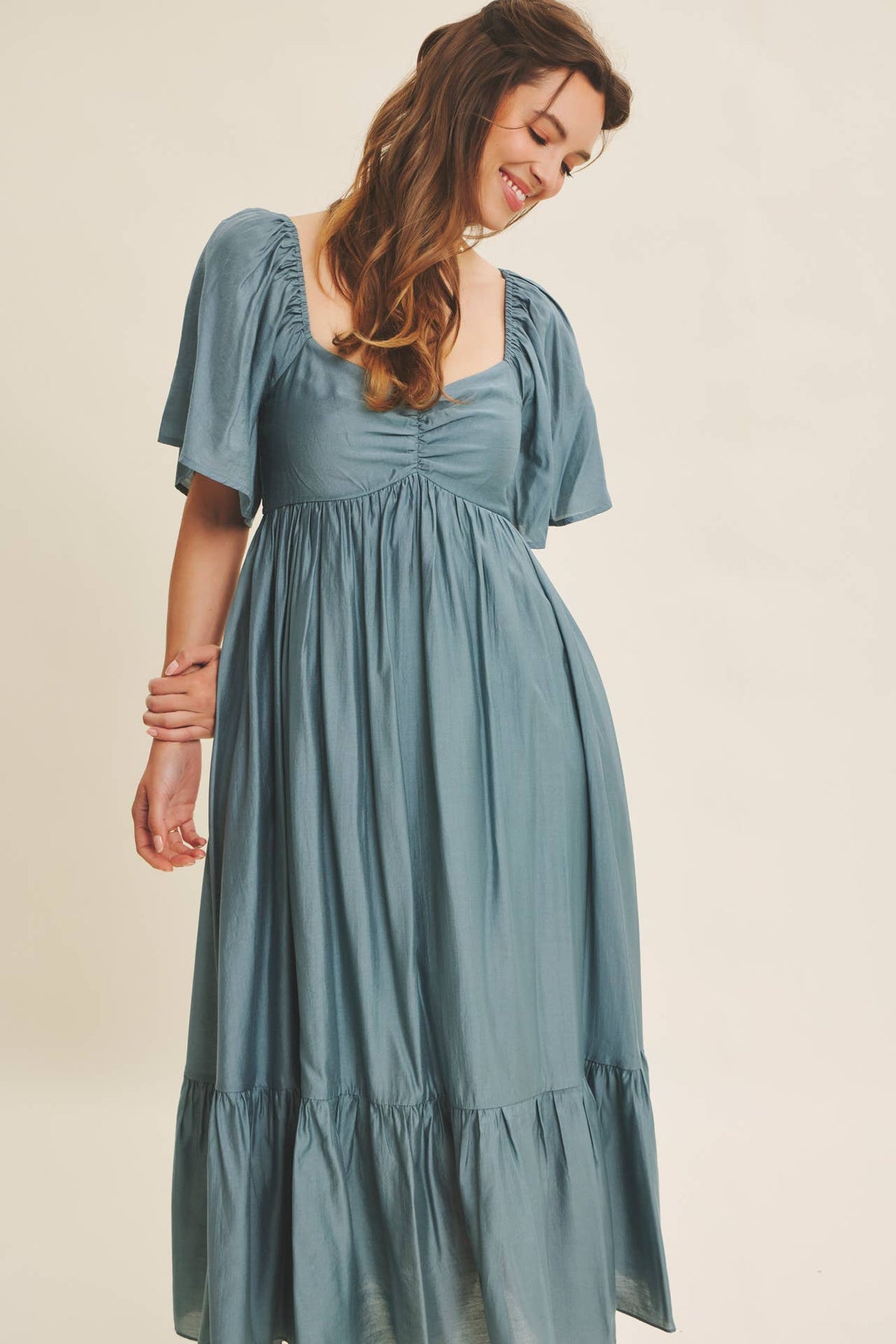 WILLOW SWEETHEART MIDI DRESS
