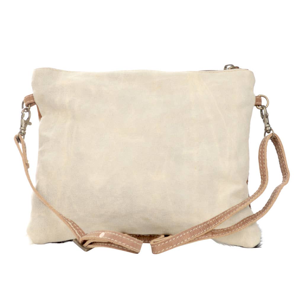 Clea Ray Canvas Bags & Clothing - Deer Original Crossbody Bag With Cowhide