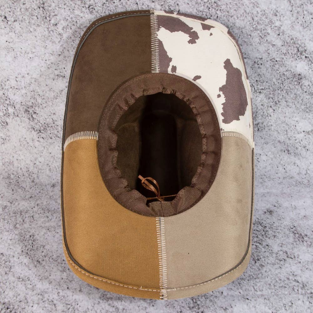 Cow Block Cowboy Hat