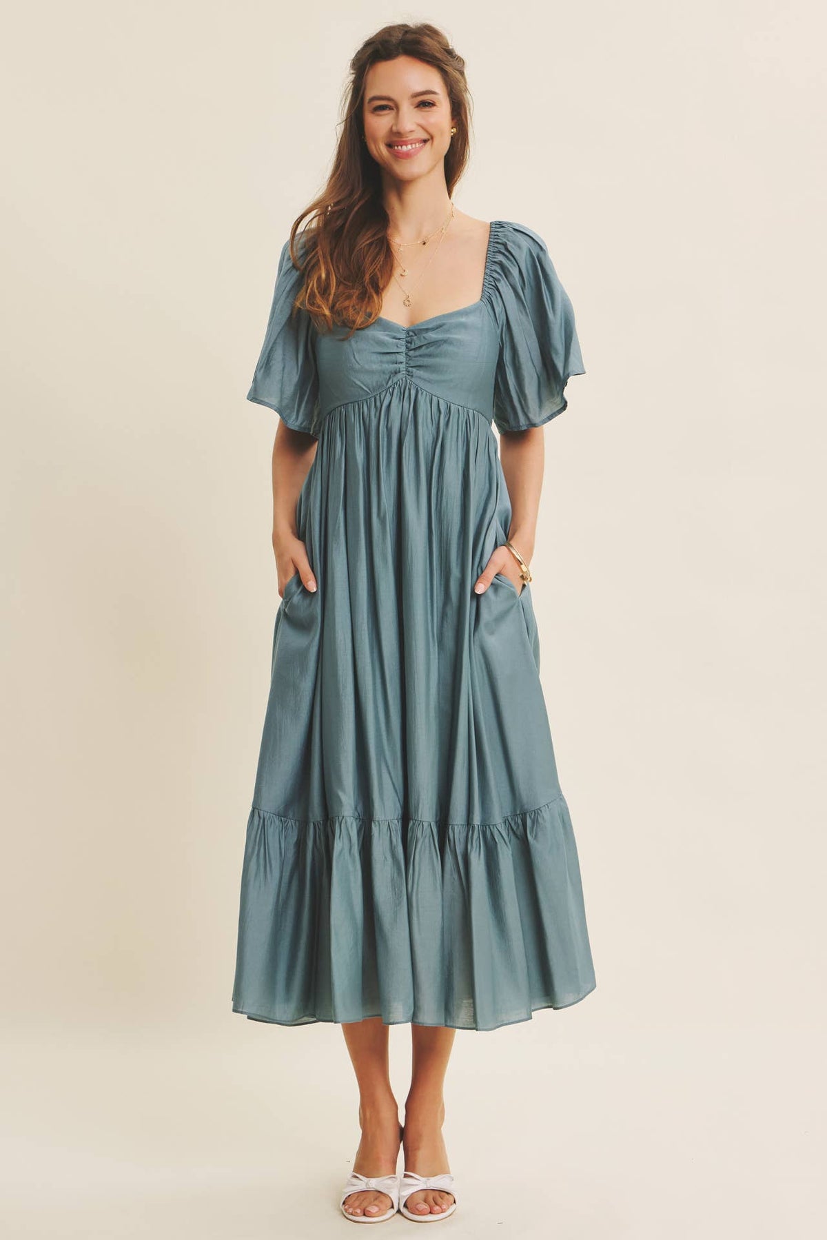 WILLOW SWEETHEART MIDI DRESS