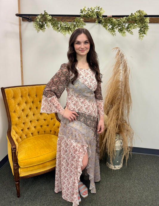 Floral Chiffon Dress
