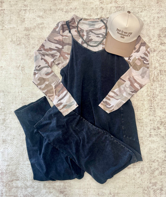 Mineral Wash Jumpsuit
