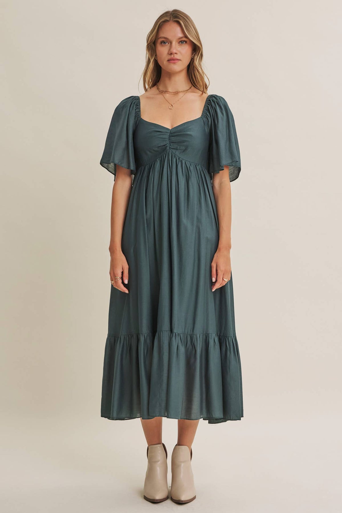 WILLOW SWEETHEART MIDI DRESS