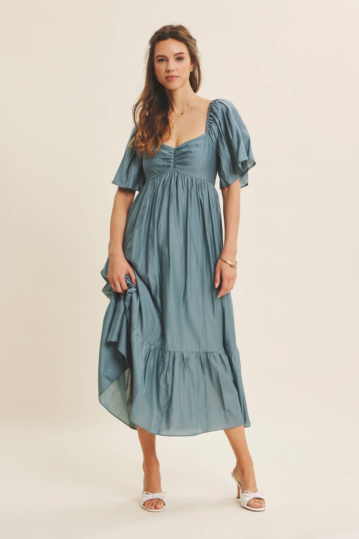 WILLOW SWEETHEART MIDI DRESS