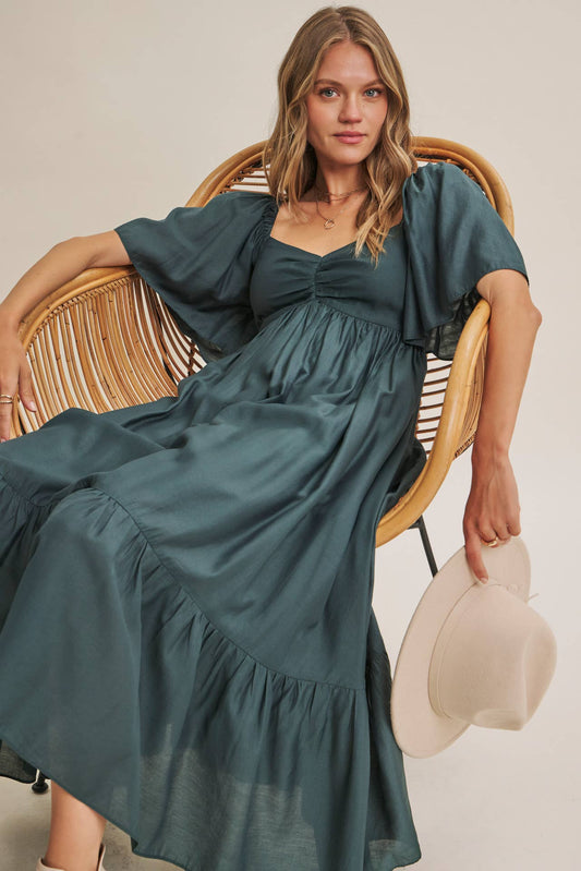 WILLOW SWEETHEART MIDI DRESS
