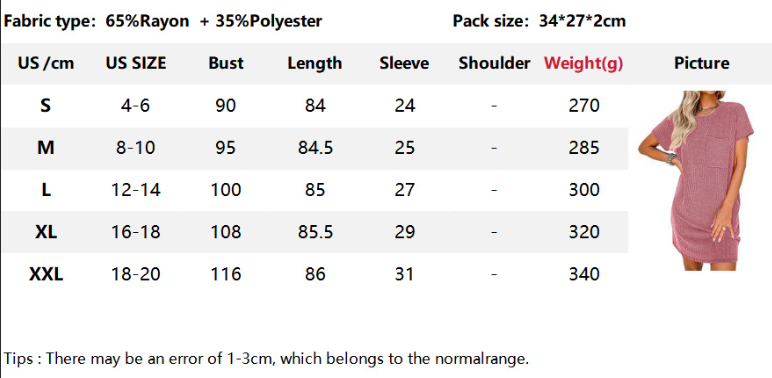 Short-Sleeve T-Shirt Dress