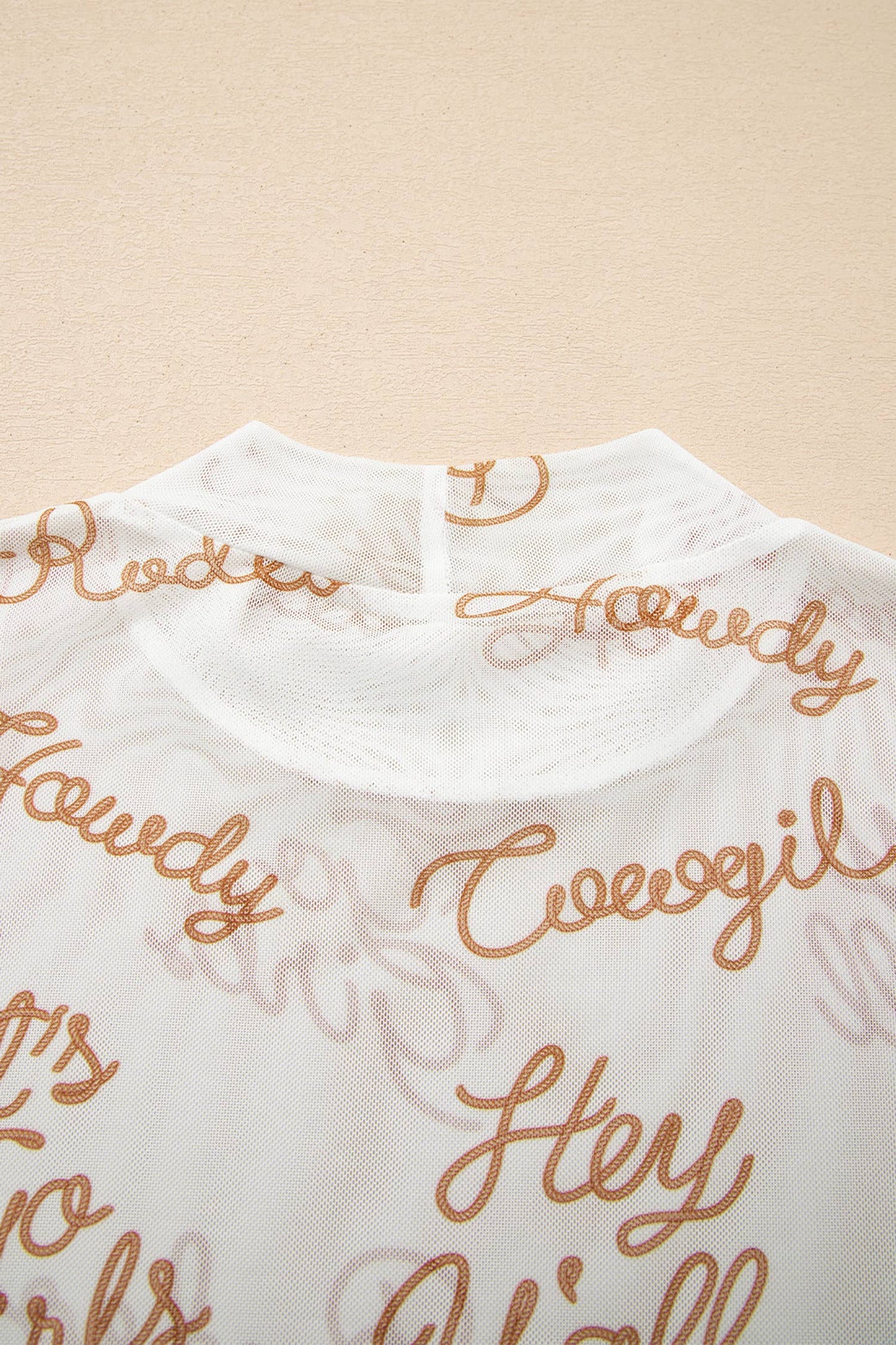 Howdy Mesh Top