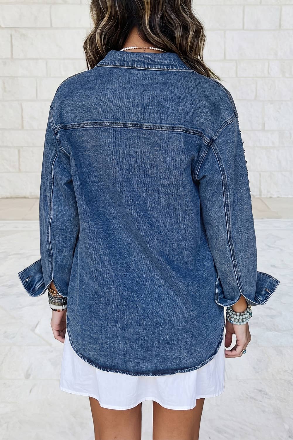 Western Style Long Sleeve Denim Jacket