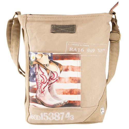Clea Ray Canvas Bags & Clothing - AMERICAN BOOTS CROSSBODY