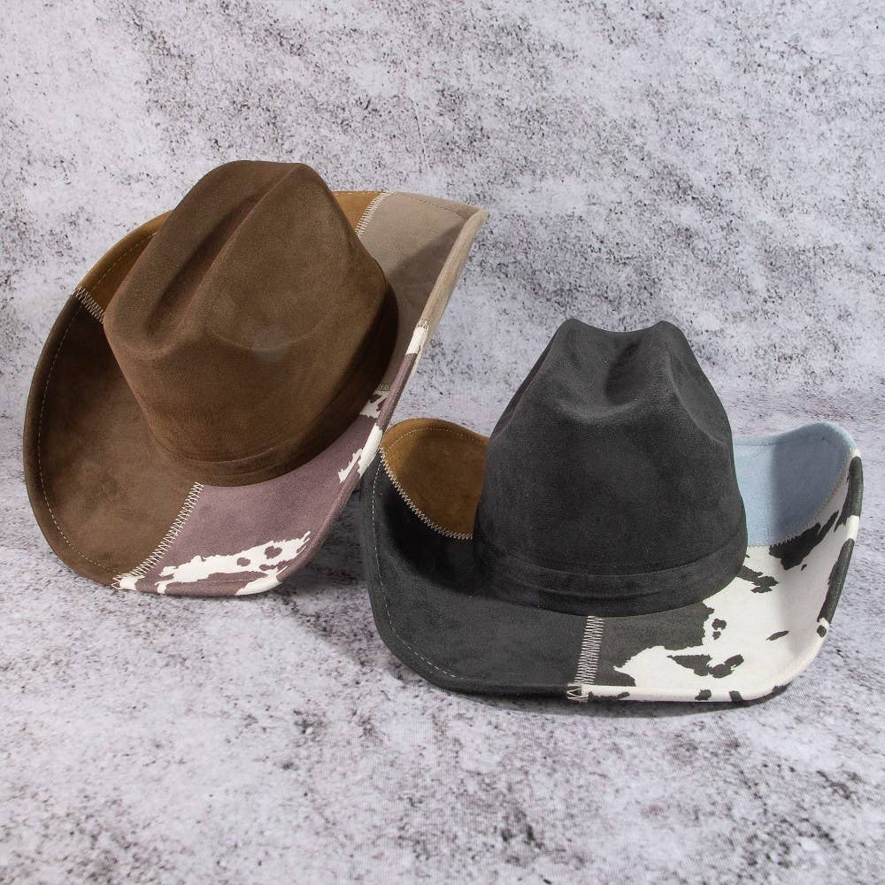 Cow Block Cowboy Hat