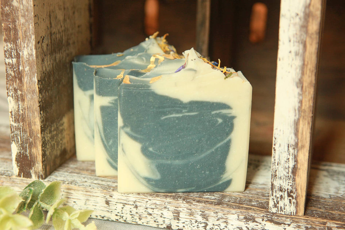 Faith and Grace Soap Co. - Midnight Cowboy Cold Process Bar Soap, 4 oz.