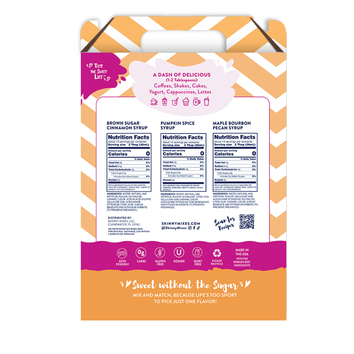 Jordan's Skinny Mixes - Fall Favorites Trio
