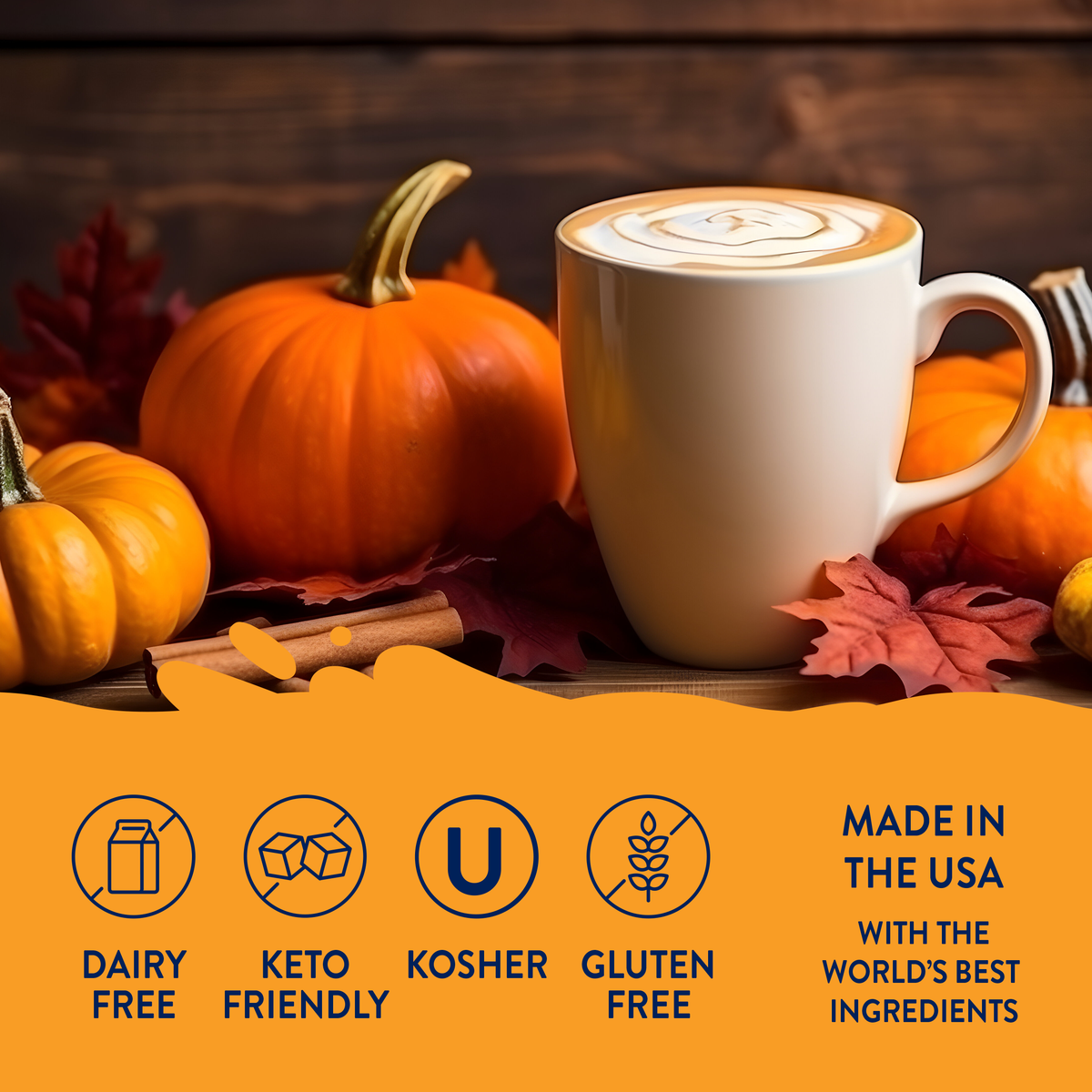 Jordan's Skinny Mixes - Sugar Free Pumpkin Pecan Waffle Syrup