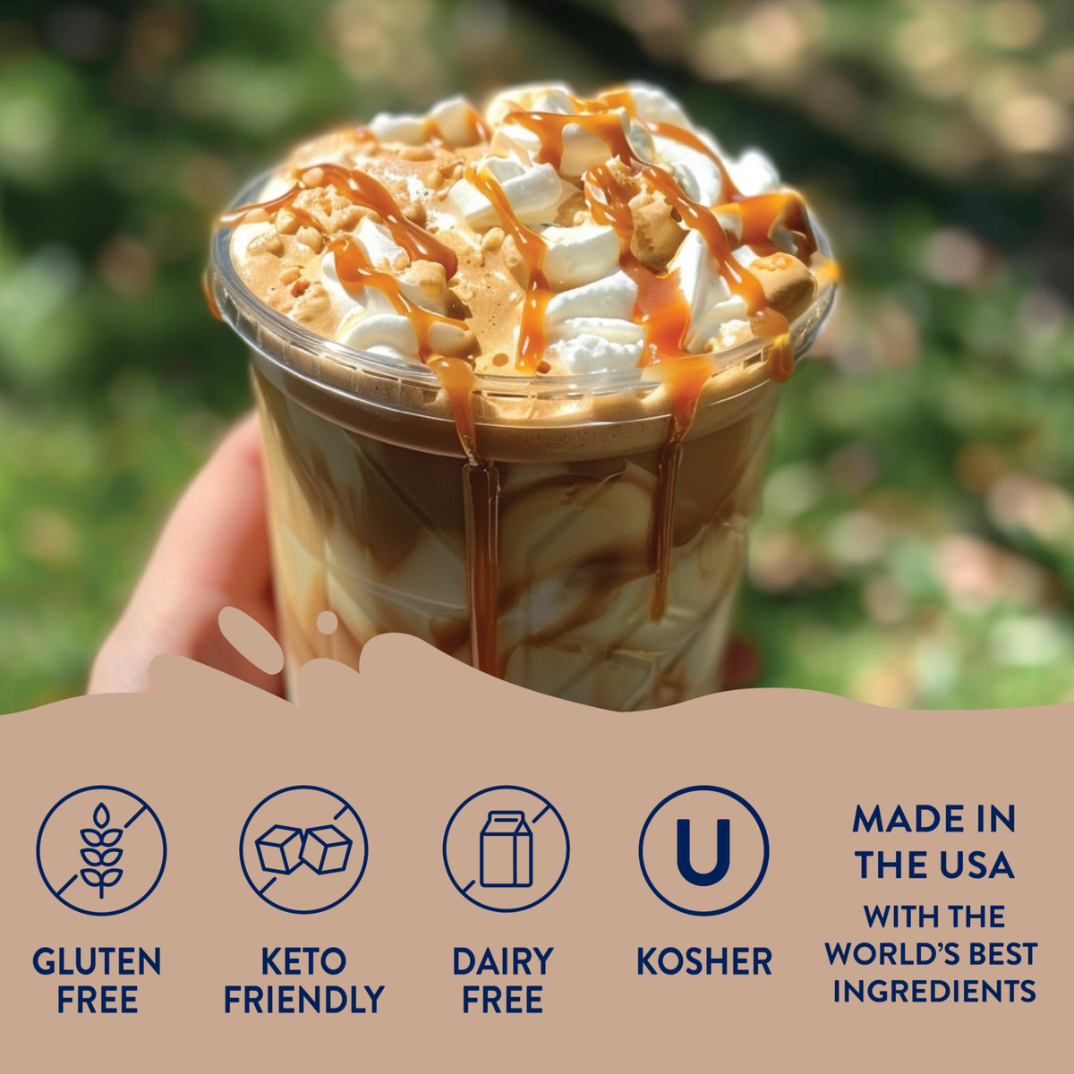 Jordan's Skinny Mixes - Sugar Free Salted Caramel Syrup