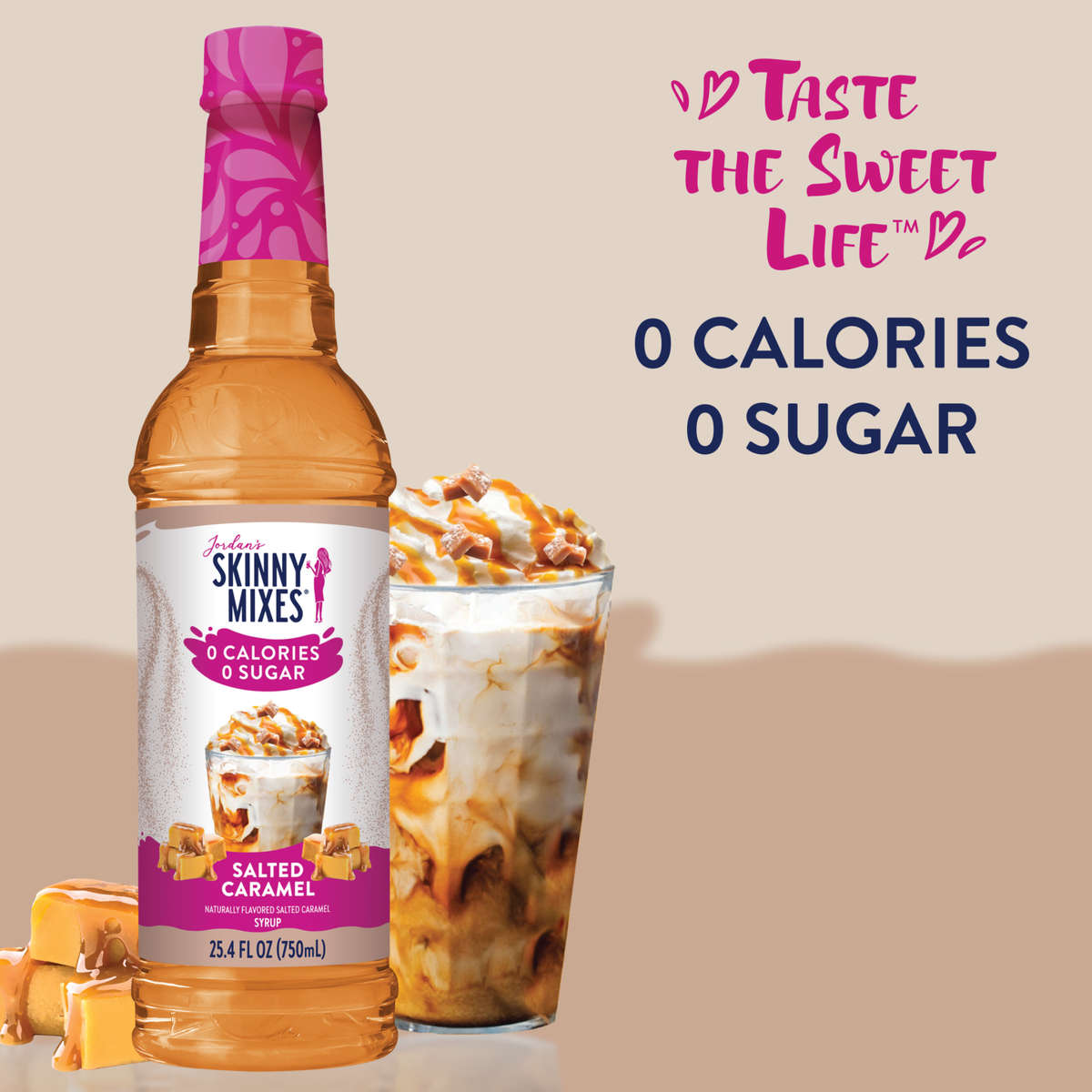 Jordan's Skinny Mixes - Sugar Free Salted Caramel Syrup
