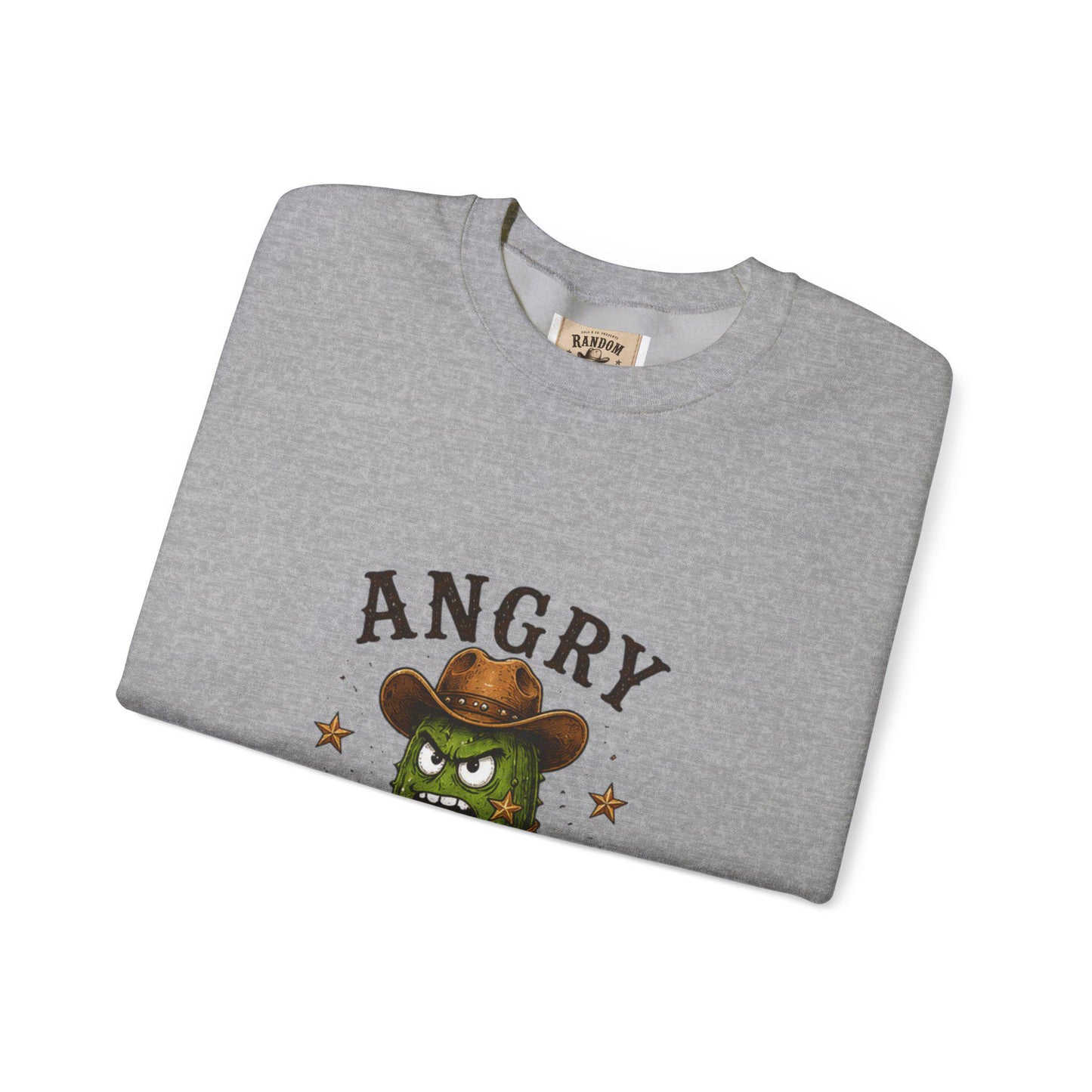 Angry Pickles Sweatshirt | Cowboy Pickle