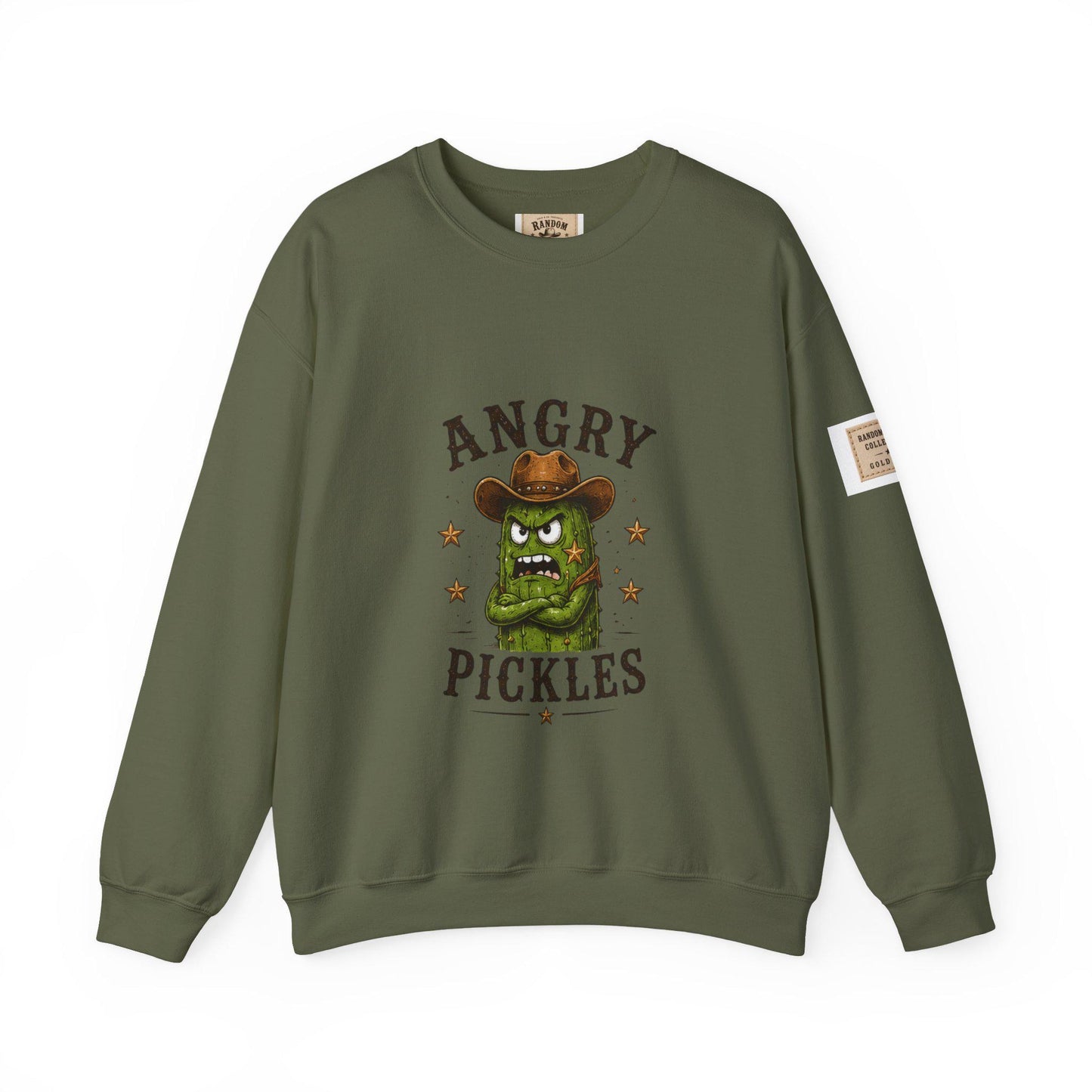Angry Pickles Sweatshirt | Cowboy Pickle