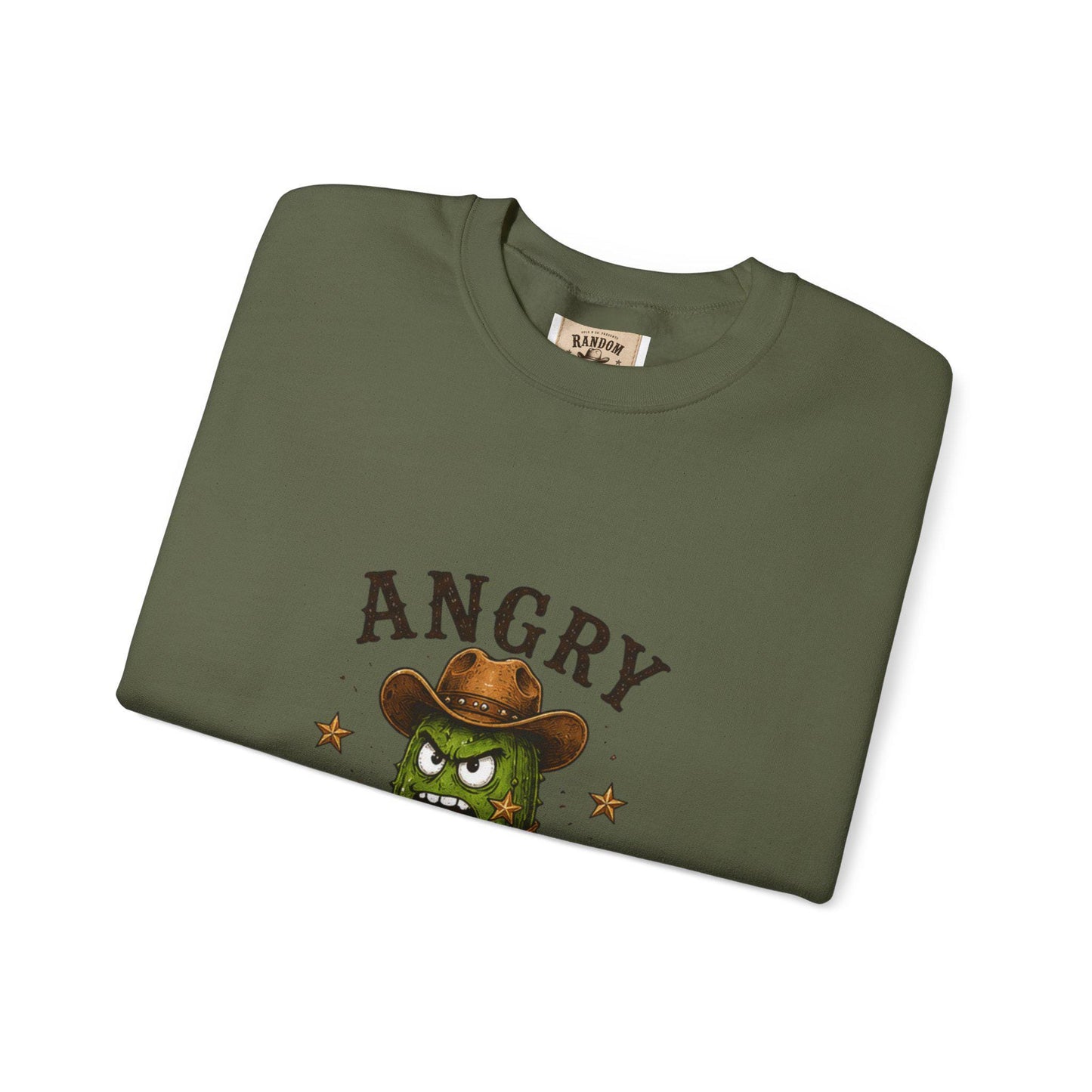 Angry Pickles Sweatshirt | Cowboy Pickle