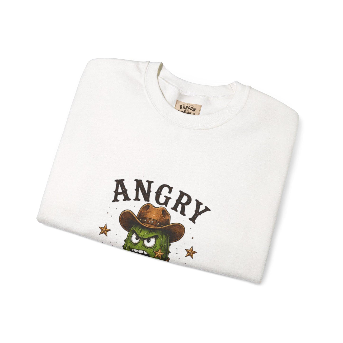 Angry Pickles Sweatshirt | Cowboy Pickle
