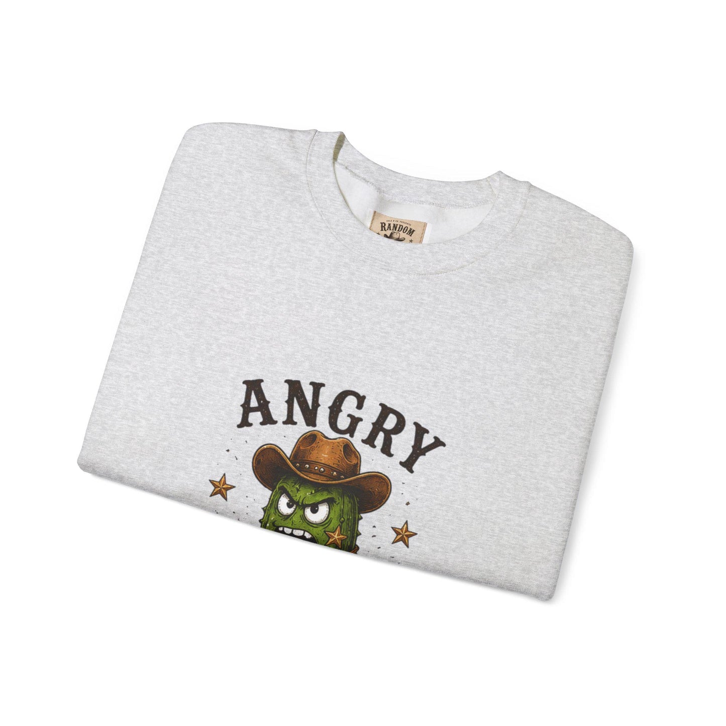 Angry Pickles Sweatshirt | Cowboy Pickle