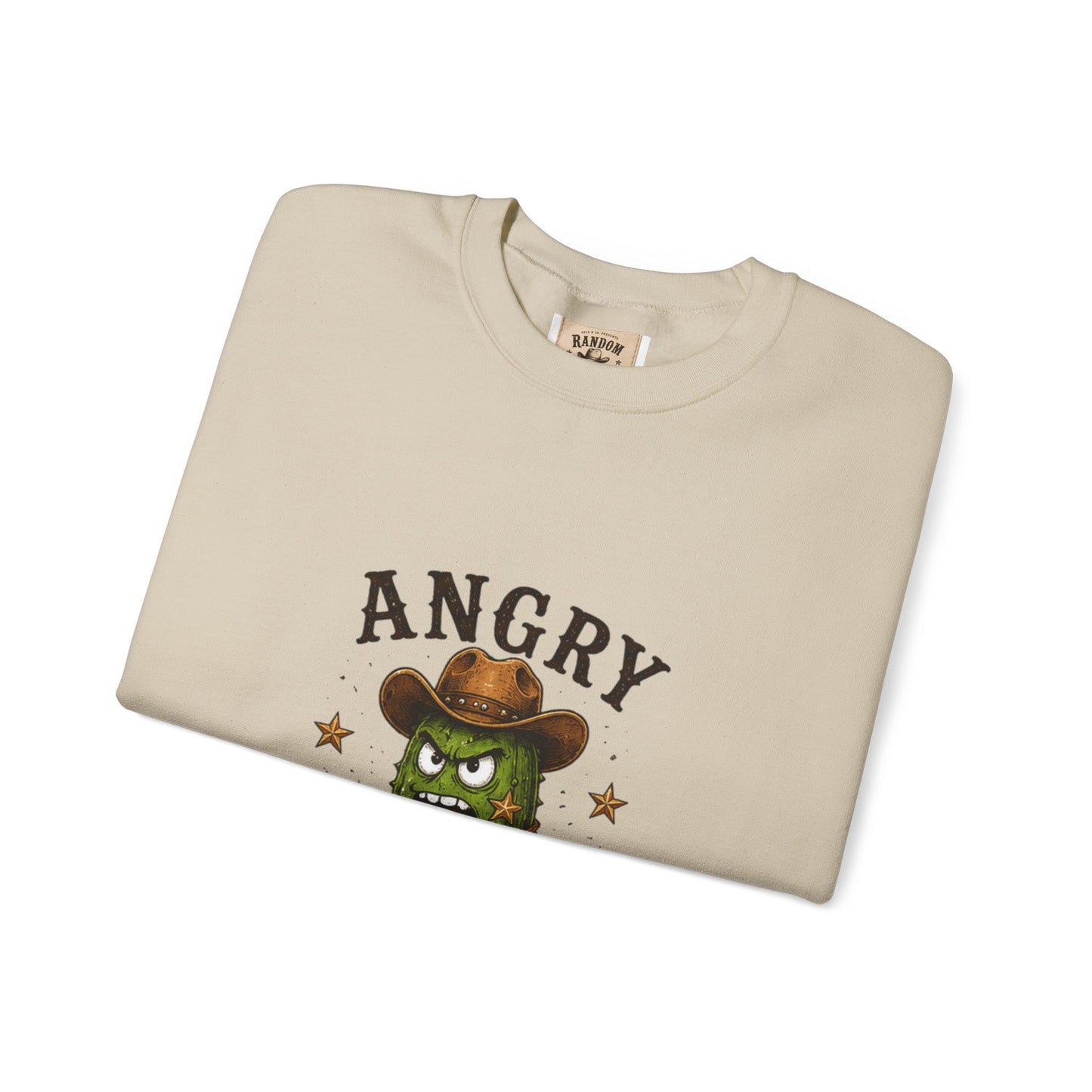 Angry Pickles Sweatshirt | Cowboy Pickle