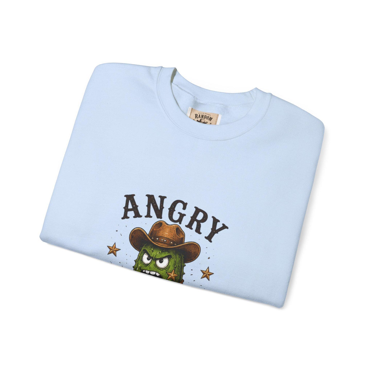 Angry Pickles Sweatshirt | Cowboy Pickle