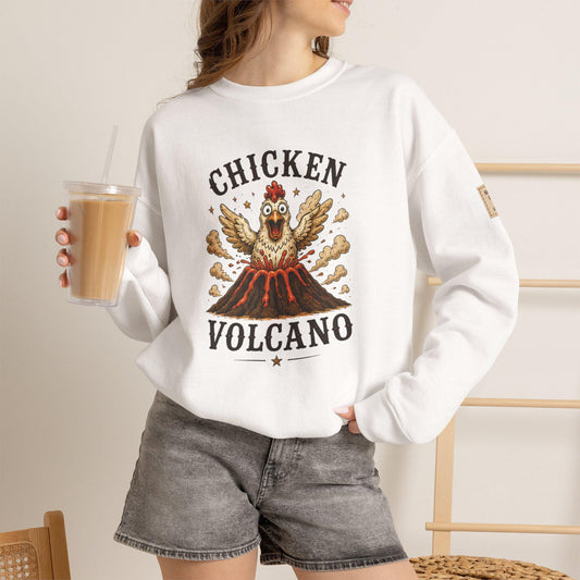 Chicken Volcano Sweatshirt