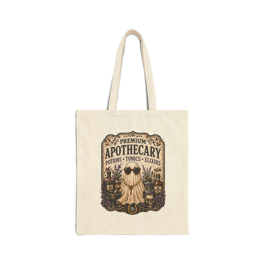 Apothecary Cotton Canvas Tote Bag