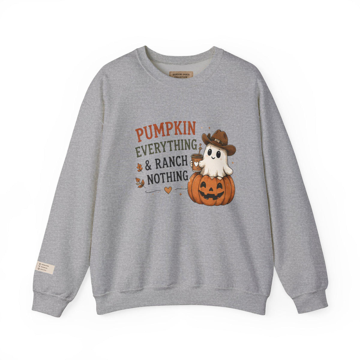 Pumpkin Everything Ghost Sweatshirt | Fall Halloween Crewneck