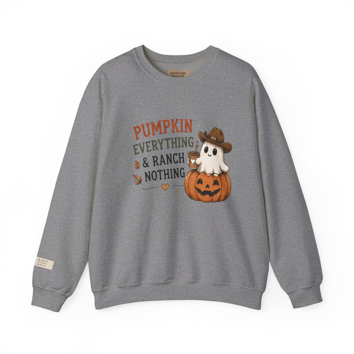Pumpkin Everything Ghost Sweatshirt | Fall Halloween Crewneck
